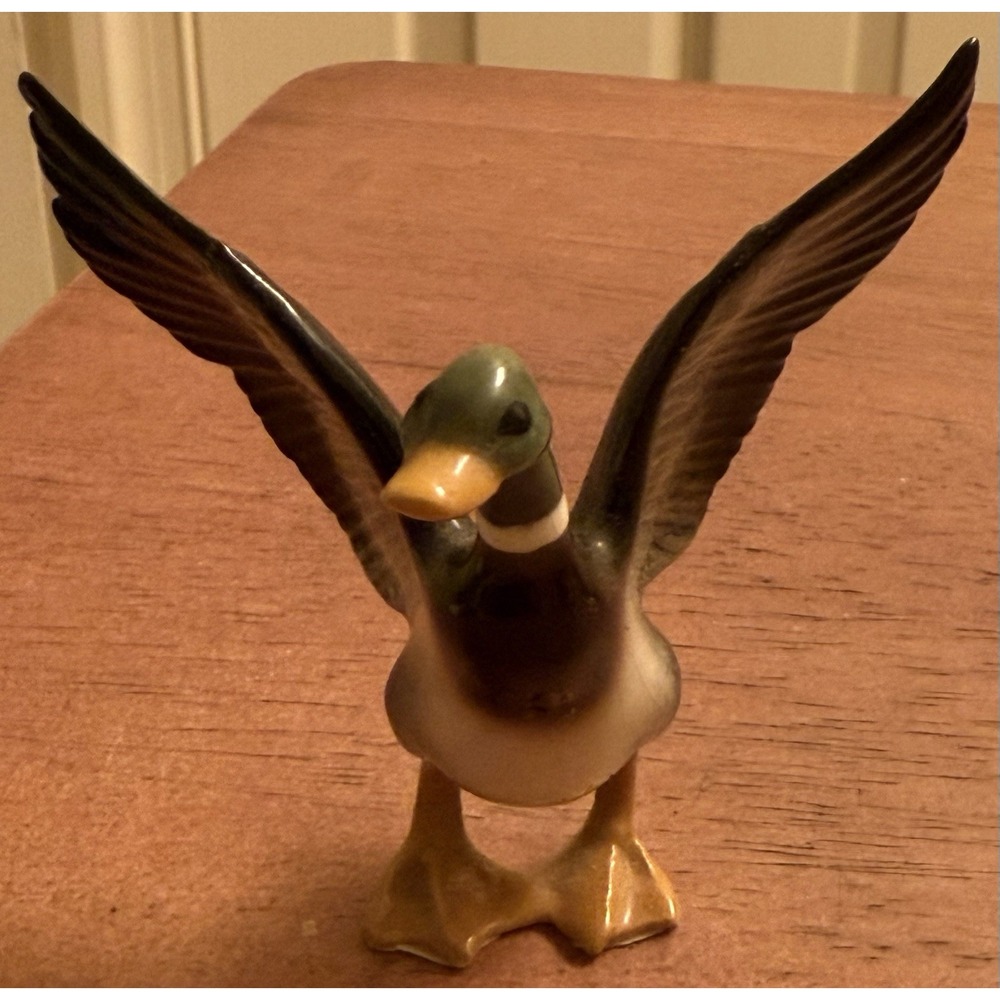 1986 HAGEN RENAKER Duck‎ Outstretched Wings Takeoff Stoneware
